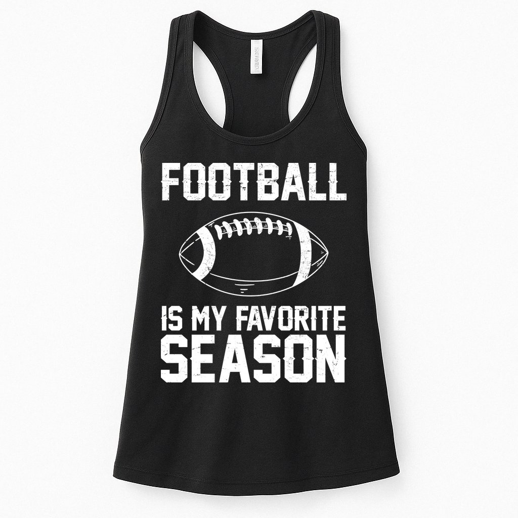 Football Is My Favorite Season Womens Tank Top