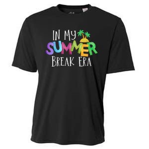 Funny In My Summer Break Era Fun Last Day Of School Teacher Cooling Performance Crew T-Shirt