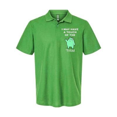 Frog I May Have A Touch Of The Tism Softstyle Adult Sport Polo