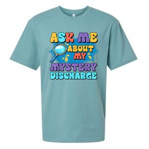 Fun Inappropriate Mystery Discharge Embarrassing Adult Humor Sueded Cloud Jersey T-Shirt