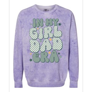 Funny In My Girl Dad Era Fathers Day Colorblast Crewneck Sweatshirt