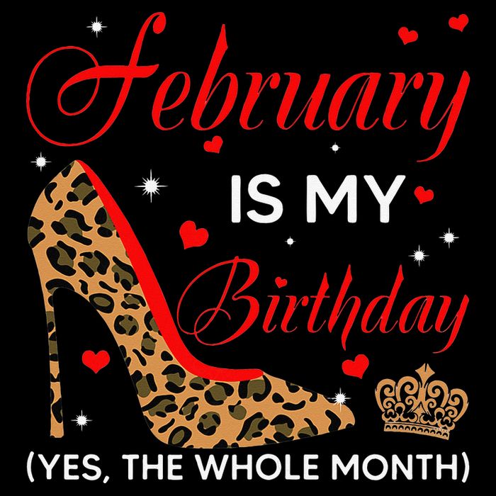 February Is My Birthday Yes The Whole Month High Heel Impact Tech Backpack