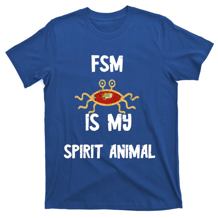 Fsm Is My Spirit Animal Pastafarian Flying Spaghetti Monster Cute Gift T-Shirt