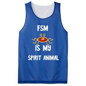 Fsm Is My Spirit Animal Pastafarian Flying Spaghetti Monster Cute Gift Mesh Reversible Basketball Jersey Tank