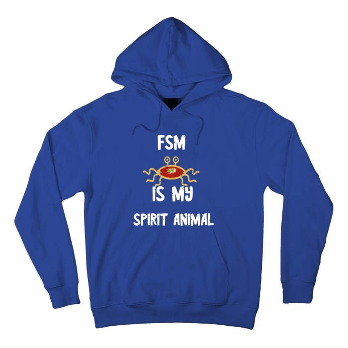 Fsm Is My Spirit Animal Pastafarian Flying Spaghetti Monster Cute Gift Tall Hoodie