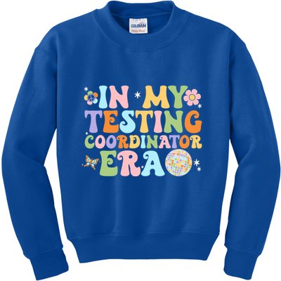 Funny In My Testing Coordinator Era Motivational Students Cute Gift Kids Sweatshirt