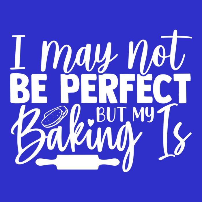 Funny I May Not Be Perfect But My Baking Is Cupcakes Design Gift 16 in Basic Backpack