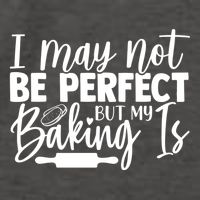 Funny I May Not Be Perfect But My Baking Is Cupcakes Design Gift Vector Backpack