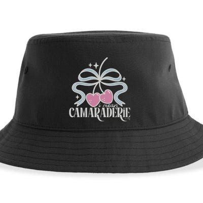 Funny I Mean Camaraderie Terriblay Sustainable Bucket Hat