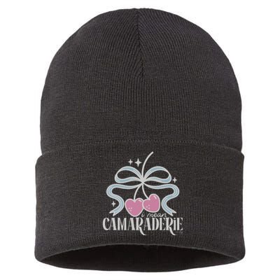 Funny I Mean Camaraderie Terriblay Sustainable Knit Beanie