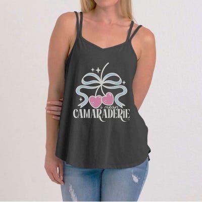 Funny I Mean Camaraderie Terriblay Women's Strappy Tank
