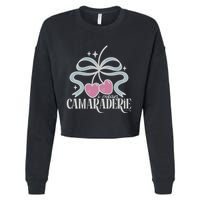 Funny I Mean Camaraderie Terriblay Cropped Pullover Crew