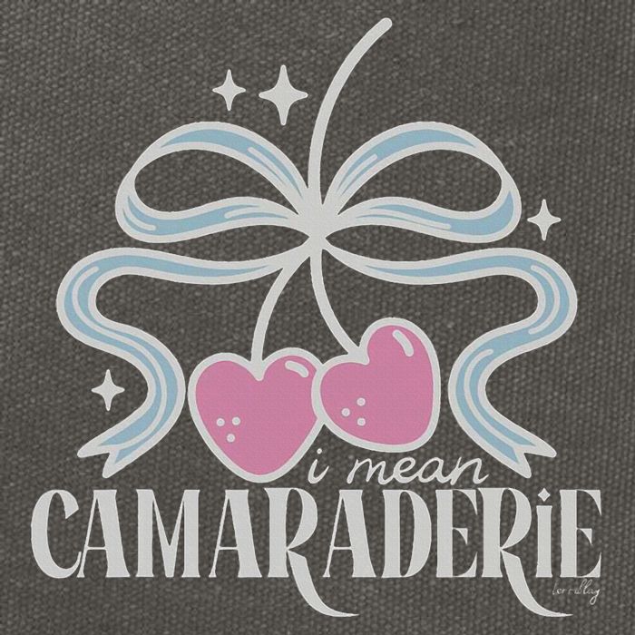 Funny I Mean Camaraderie Terriblay Cotton Canvas Backpack