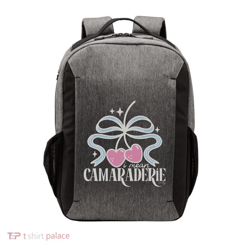 Funny I Mean Camaraderie Terriblay Vector Backpack