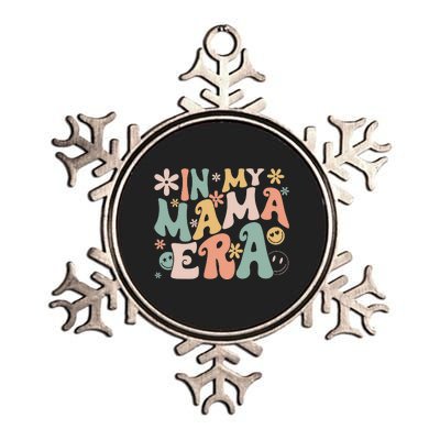 Funny In My Mama Era Lover Groovy Retro Mom Mother's Day Metallic Star Ornament