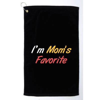Funny Im Moms Favorite Golf Towel