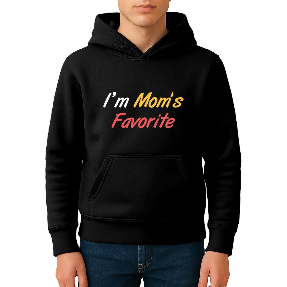 Funny Im Moms Favorite Kids Hoodie