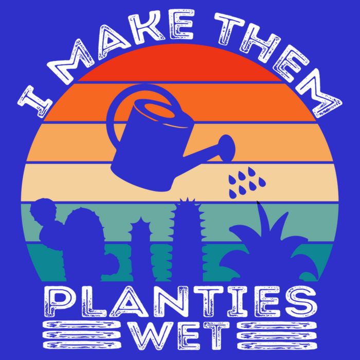 Funny I Make Them Planties Wet Vintage Gardener Gardening Gift Womens Tank Top