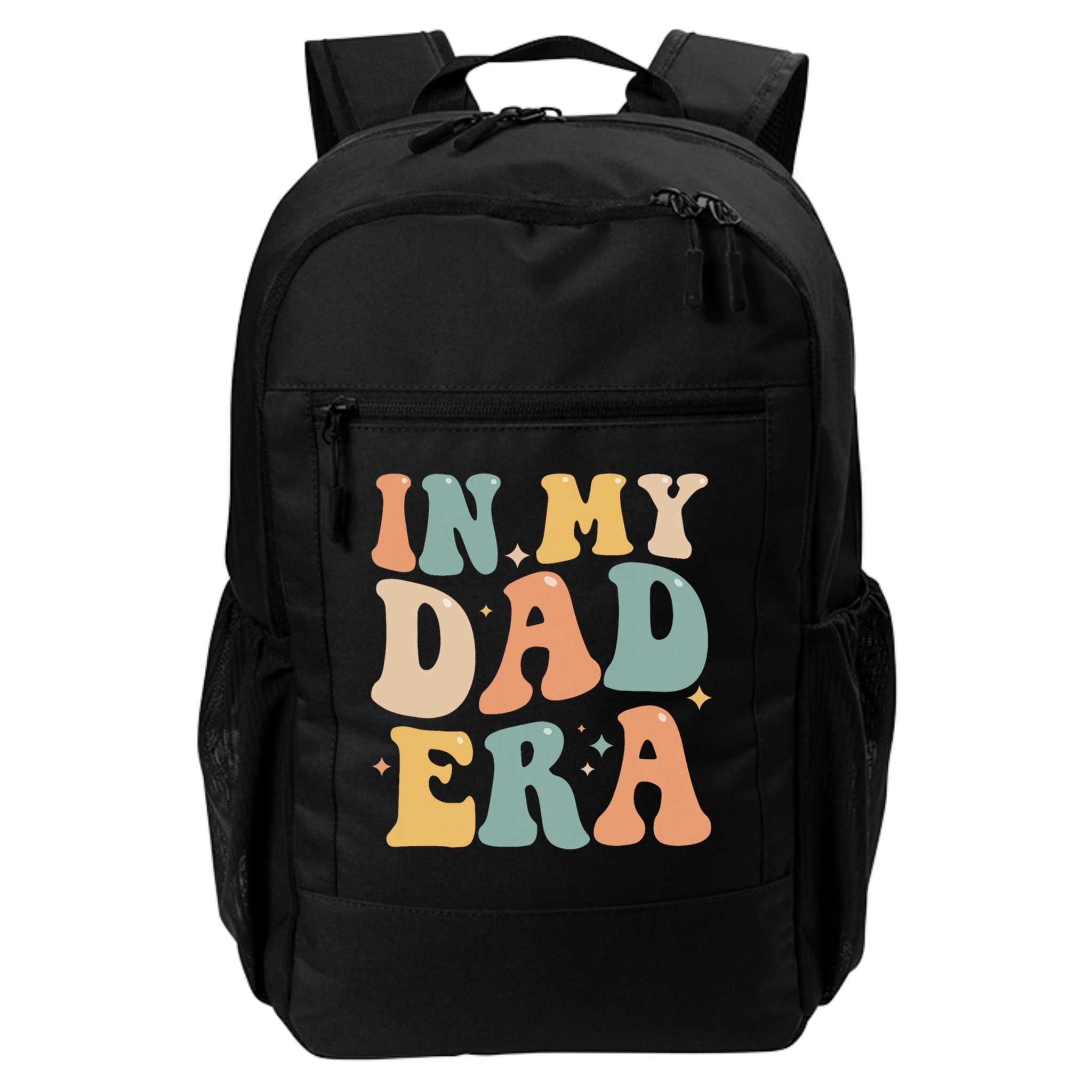 Funny In My Dad Era Lover Groovy Retro Daddy Fathers Day Gift Backpack