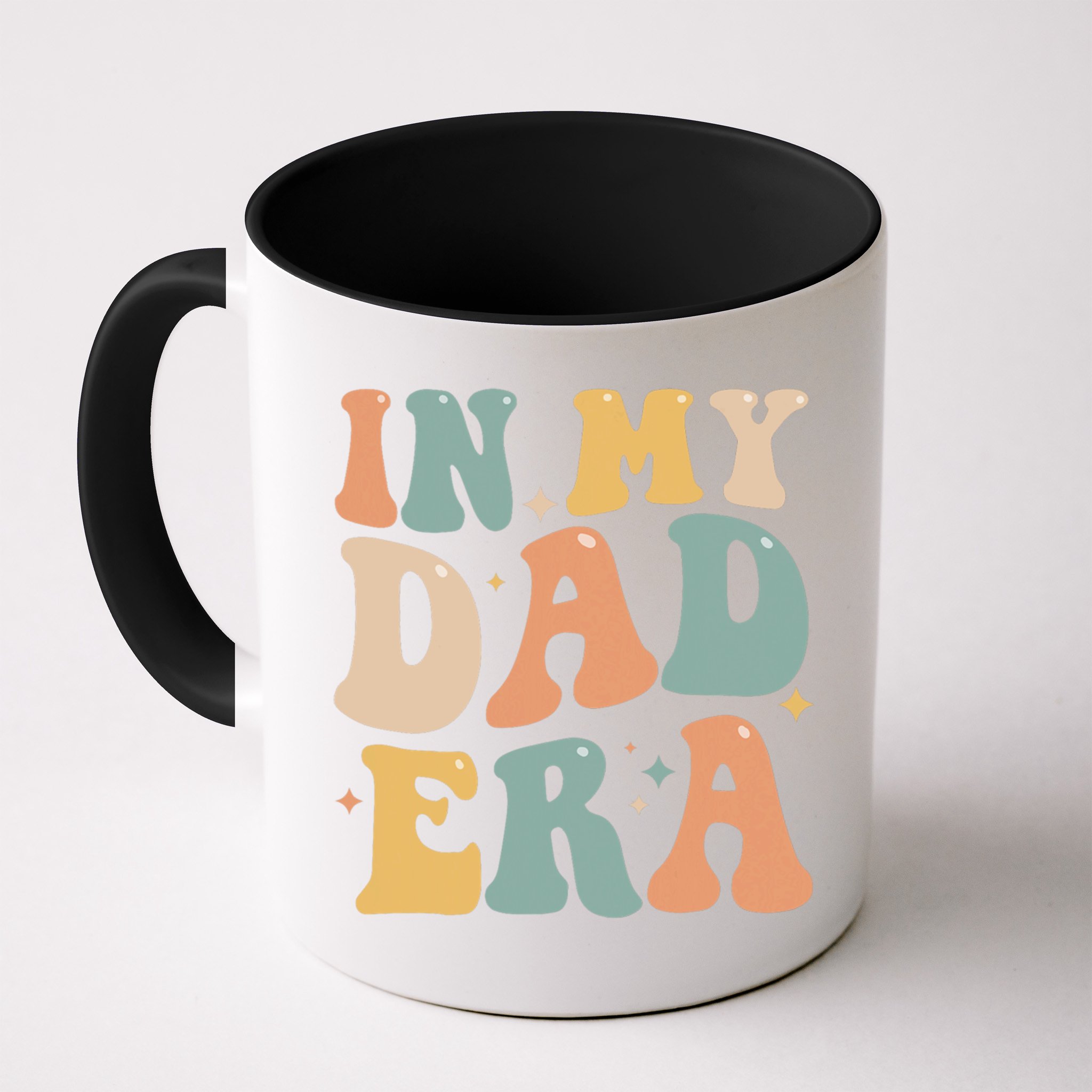Funny In My Dad Era Lover Groovy Retro Daddy Fathers Day Gift Mug