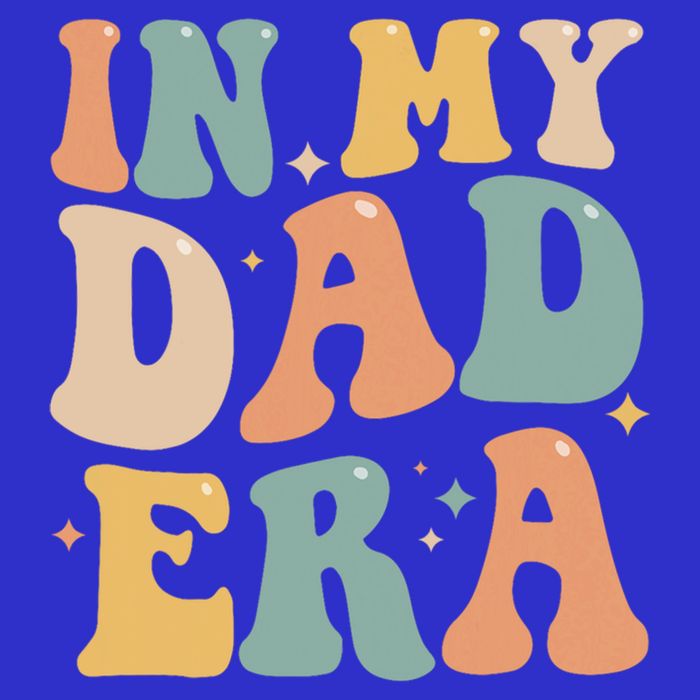 Funny In My Dad Era Lover Groovy Retro Daddy Fathers Day Gift Women's V-Neck T-Shirt