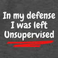 Funny In My Defense I Was Left Unsupervised Vector Backpack