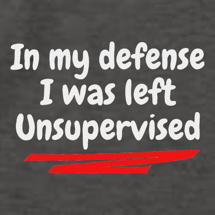 Funny In My Defense I Was Left Unsupervised Vector Backpack