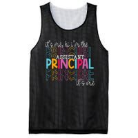 Funny ItS Me Hi IM The Assistant Principal ItS Me School Mesh Reversible Basketball Jersey Tank