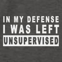 Funny In My Defense I Was Left Unsupervised Vector Backpack