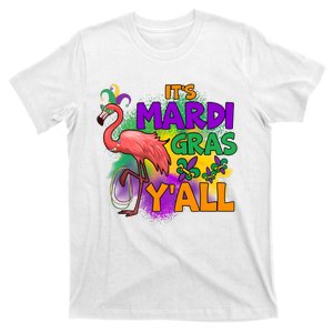 Flamingo ItS Mardi Gras YAll T-Shirt