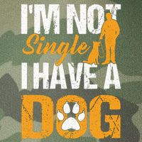 Funny I'm Not Single I Have A Dog Legacy Tie Dye Trucker Hat