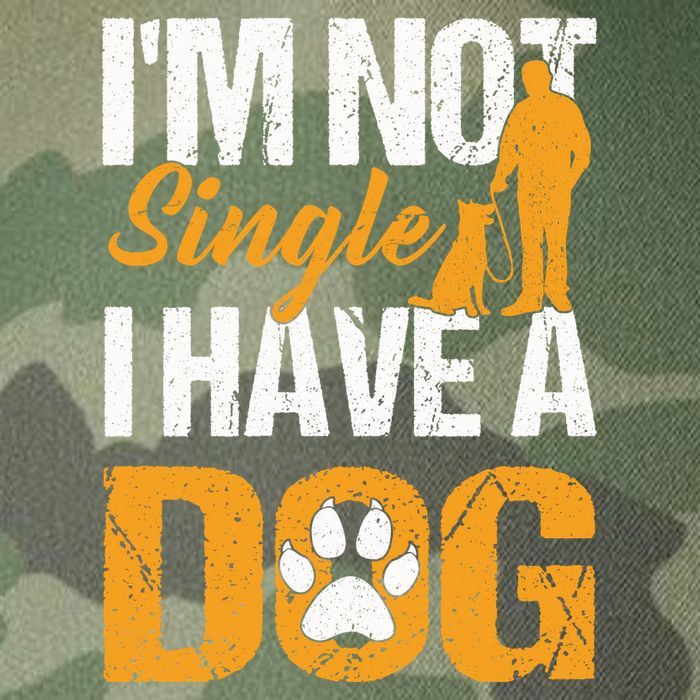 Funny I'm Not Single I Have A Dog Legacy Tie Dye Trucker Hat
