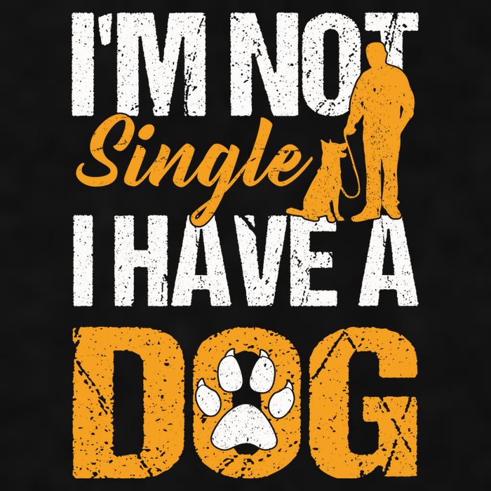 Funny I'm Not Single I Have A Dog Ladies PosiCharge Tri-Blend Wicking Tank