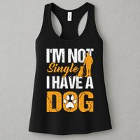 Funny I'm Not Single I Have A Dog Womens Tank Top