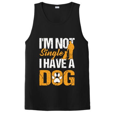 Funny I'm Not Single I Have A Dog PosiCharge Competitor Tank
