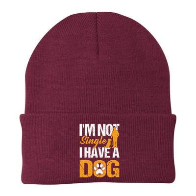 Funny I'm Not Single I Have A Dog Beanie