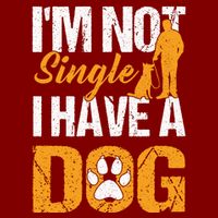 Funny I'm Not Single I Have A Dog Visor