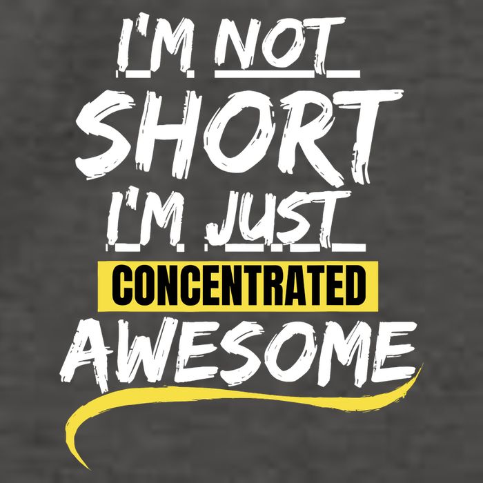Funny IM Not Short IM Just Concentrated Awesome Funny Vector Backpack