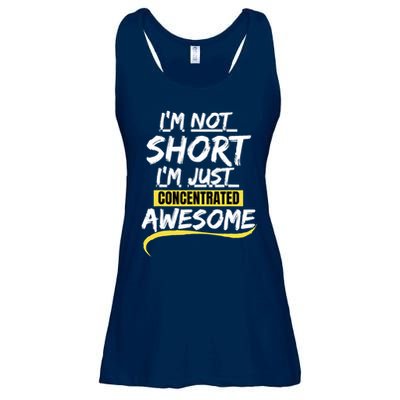 Funny IM Not Short IM Just Concentrated Awesome Funny Ladies Essential Flowy Tank