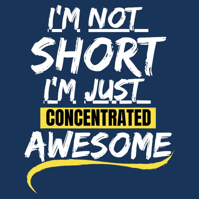 Funny IM Not Short IM Just Concentrated Awesome Funny 16 in Basic Backpack