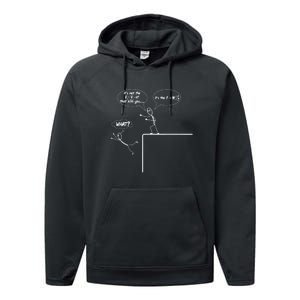 Funny Its Not The Fall Force Equation Gift Funny Physics Science Pun Gift Performance Fleece Hoodie