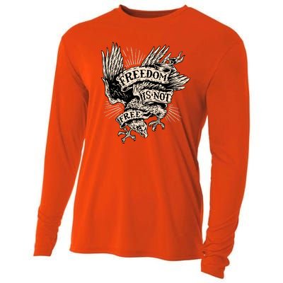 Freedom Is Not Free Eagle Cooling Performance Long Sleeve Crew