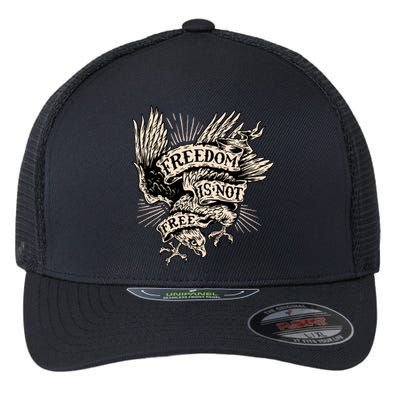 Freedom Is Not Free Eagle Flexfit Unipanel Trucker Cap