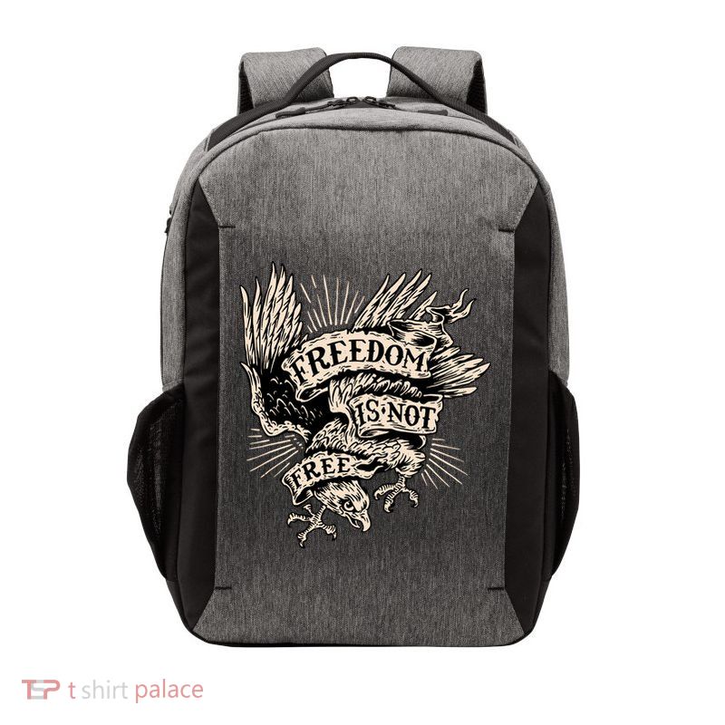 Freedom Is Not Free Eagle Vector Backpack