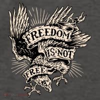 Freedom Is Not Free Eagle Vector Backpack