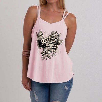 Freedom Is Not Free Eagle Women's Strappy Tank