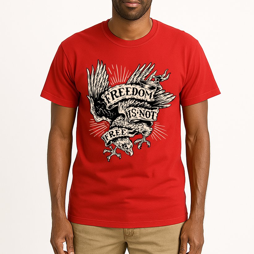 Freedom Is Not Free Eagle Tall T-Shirt
