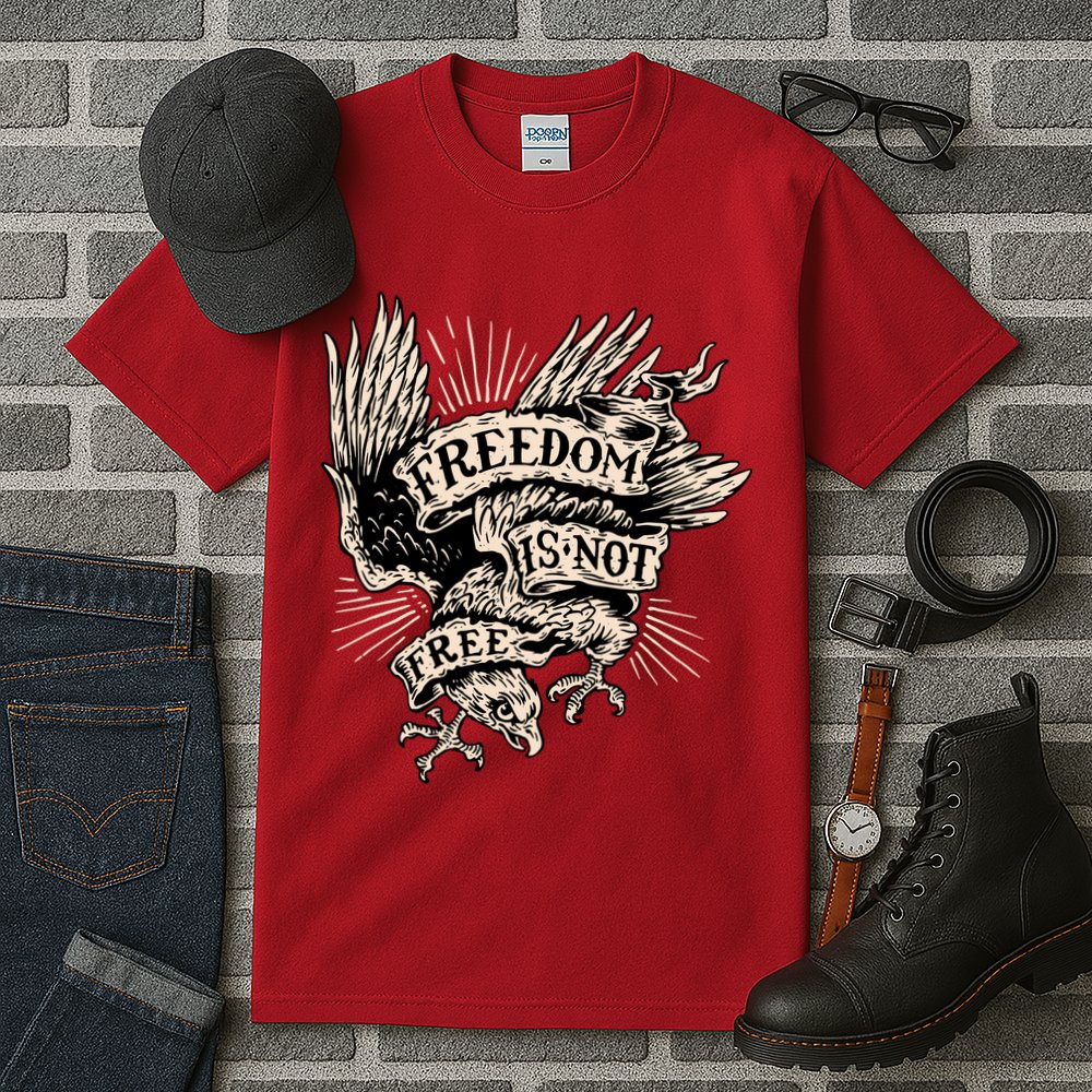 Freedom Is Not Free Eagle Tall T-Shirt