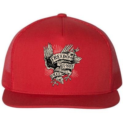 Freedom Is Not Free Eagle Flatbill Hat