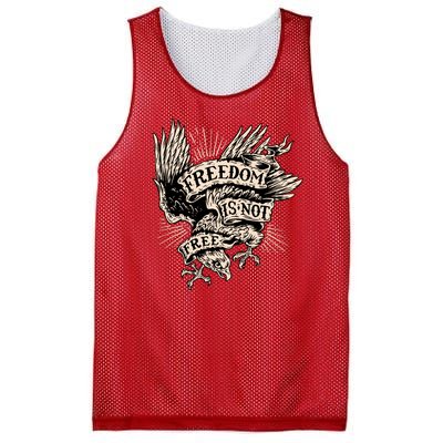 Freedom Is Not Free Eagle Mesh Reversible Basketball Jersey Tank